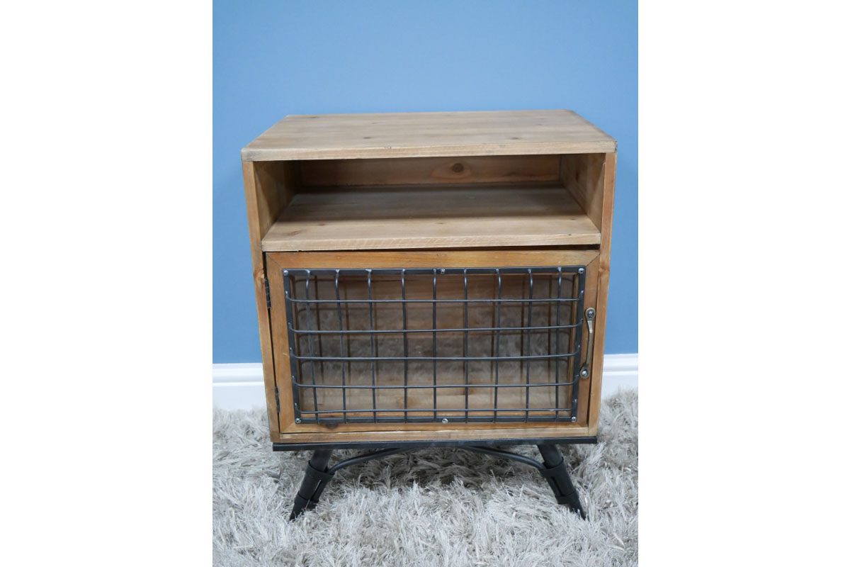 Industrial Bedside Cabinet