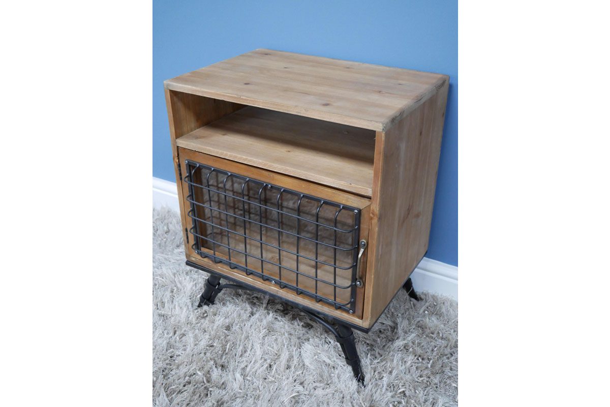 Industrial Bedside Cabinet