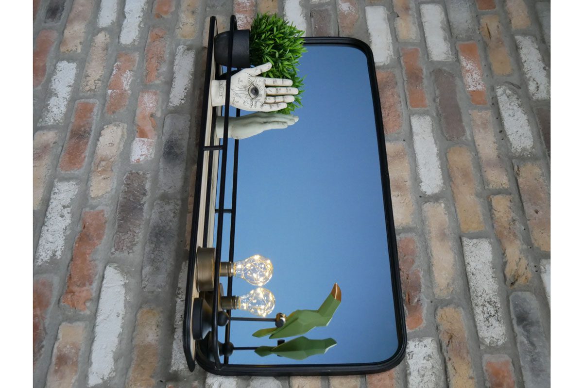 Mirror With Shelf