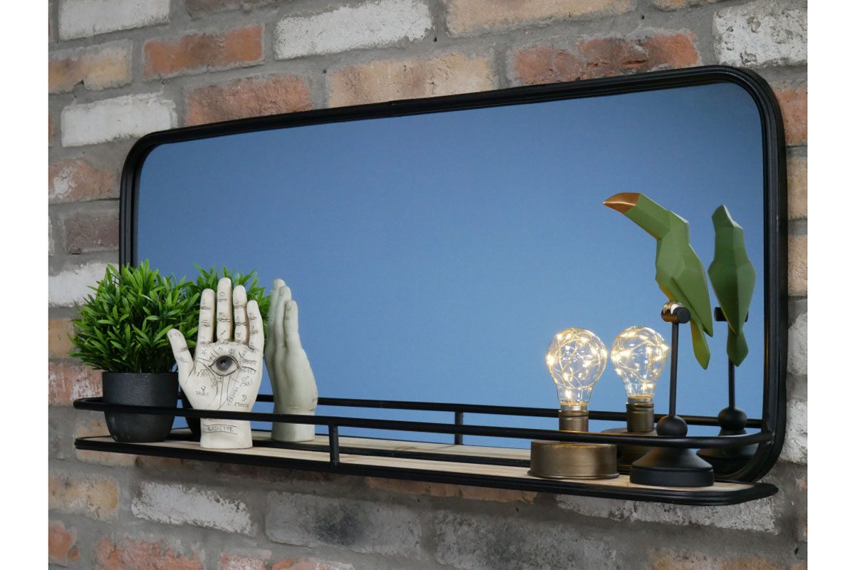 Mirror With Shelf