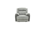 Marley Fabric Electric Armchair Recliner - Grey Mix