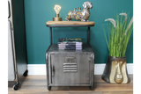 Industrial Bedside Cabinet - 7471