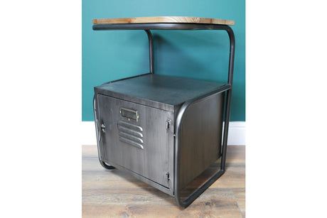 Industrial Bedside Cabinet