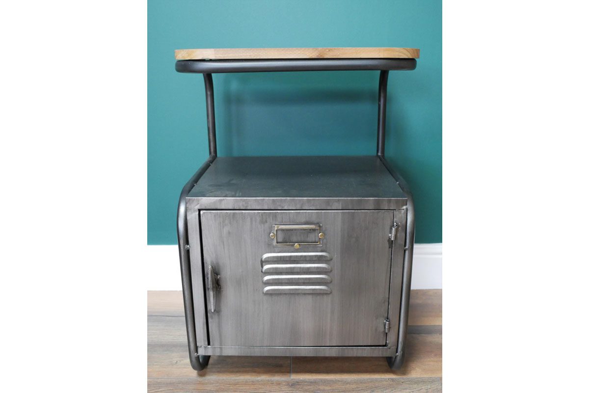 Industrial Bedside Cabinet