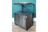 Industrial Bedside Cabinet - 7471