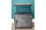 Industrial Bedside Cabinet - 7471