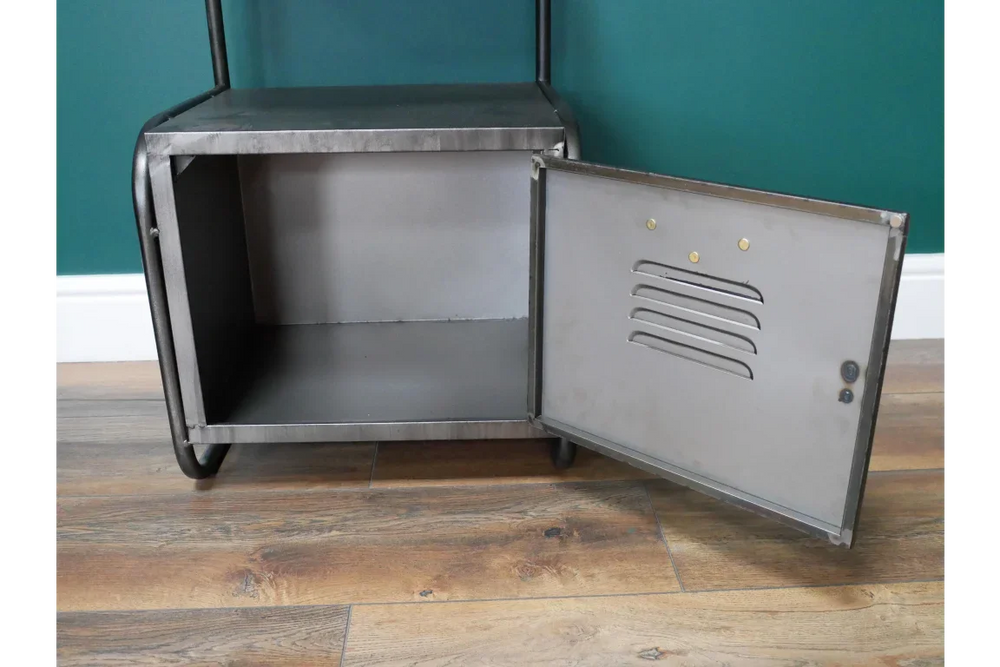 Industrial Bedside Cabinet - 7471