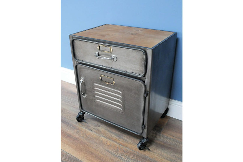 Industrial Bedside Cabinet