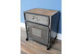 Industrial Bedside Cabinet