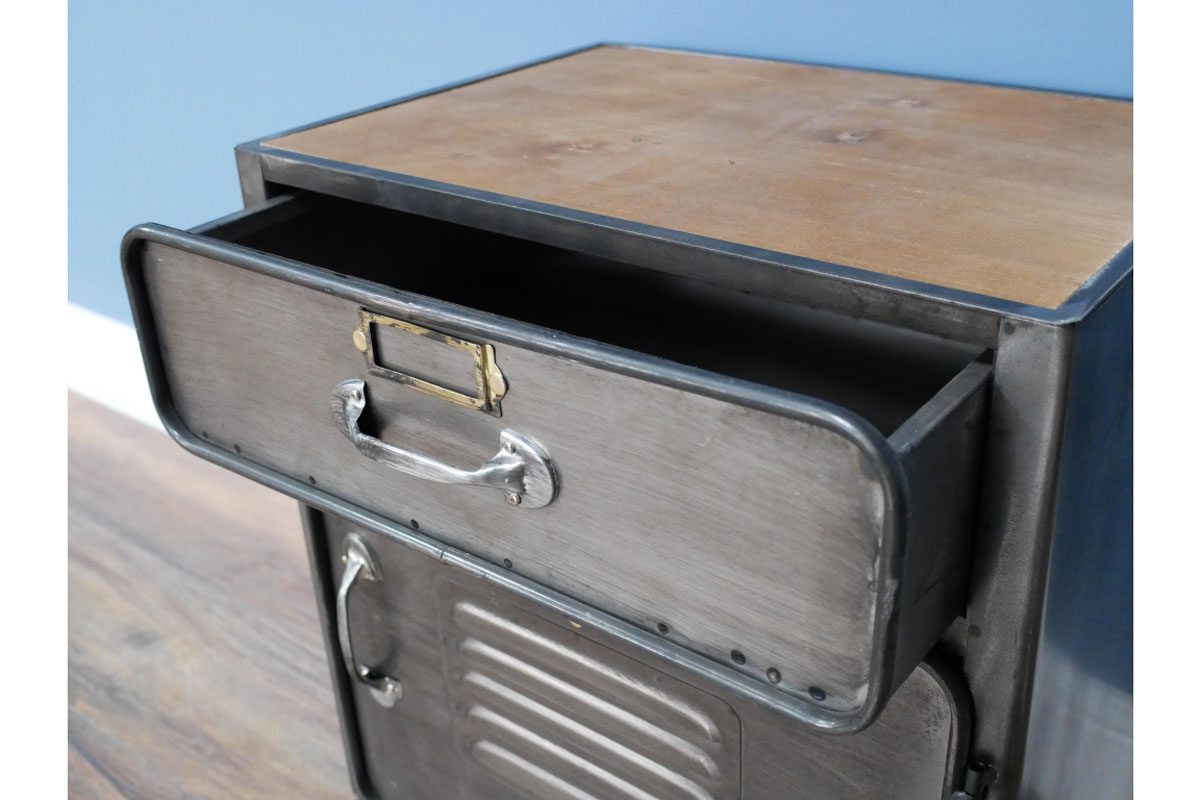Industrial Bedside Cabinet