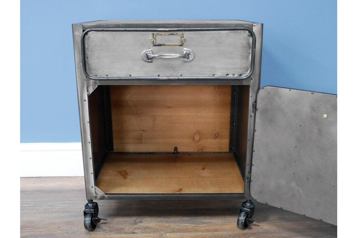 Industrial Bedside Cabinet