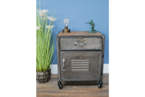 Industrial Bedside Cabinet - 7473