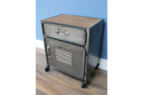 Industrial Bedside Cabinet - 7473