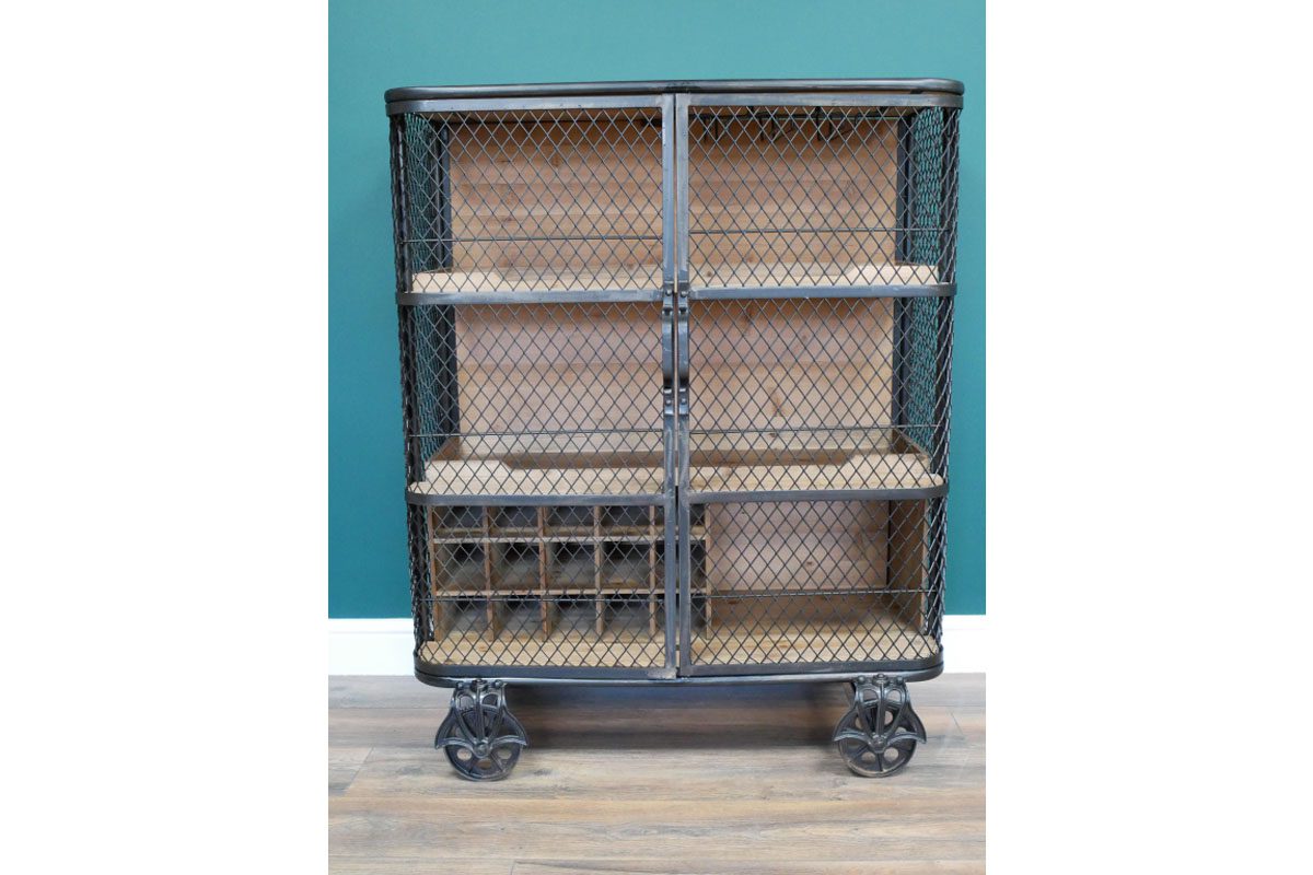 Industrial Bar Cabinet
