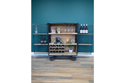 Industrial Bar Cabinet - 7475