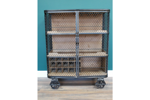 Industrial Bar Cabinet - 7475