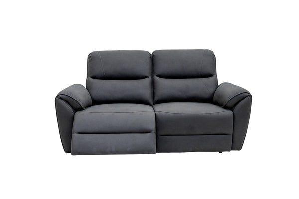 Charcoal Fabric Electric 2-Seater Recliner Sofa for Ultimate Comfort