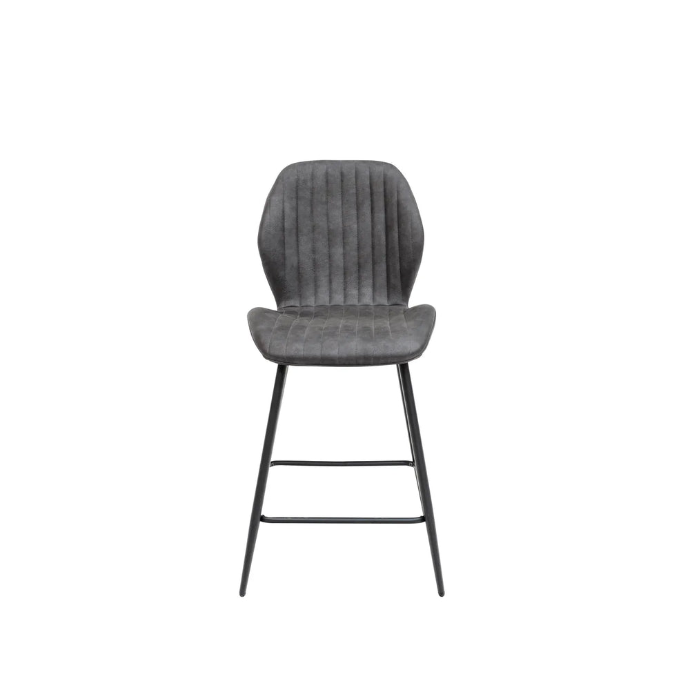 Sheldon Counter Stool - Charcoal Pu