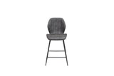Sheldon Counter Stool - Charcoal Pu