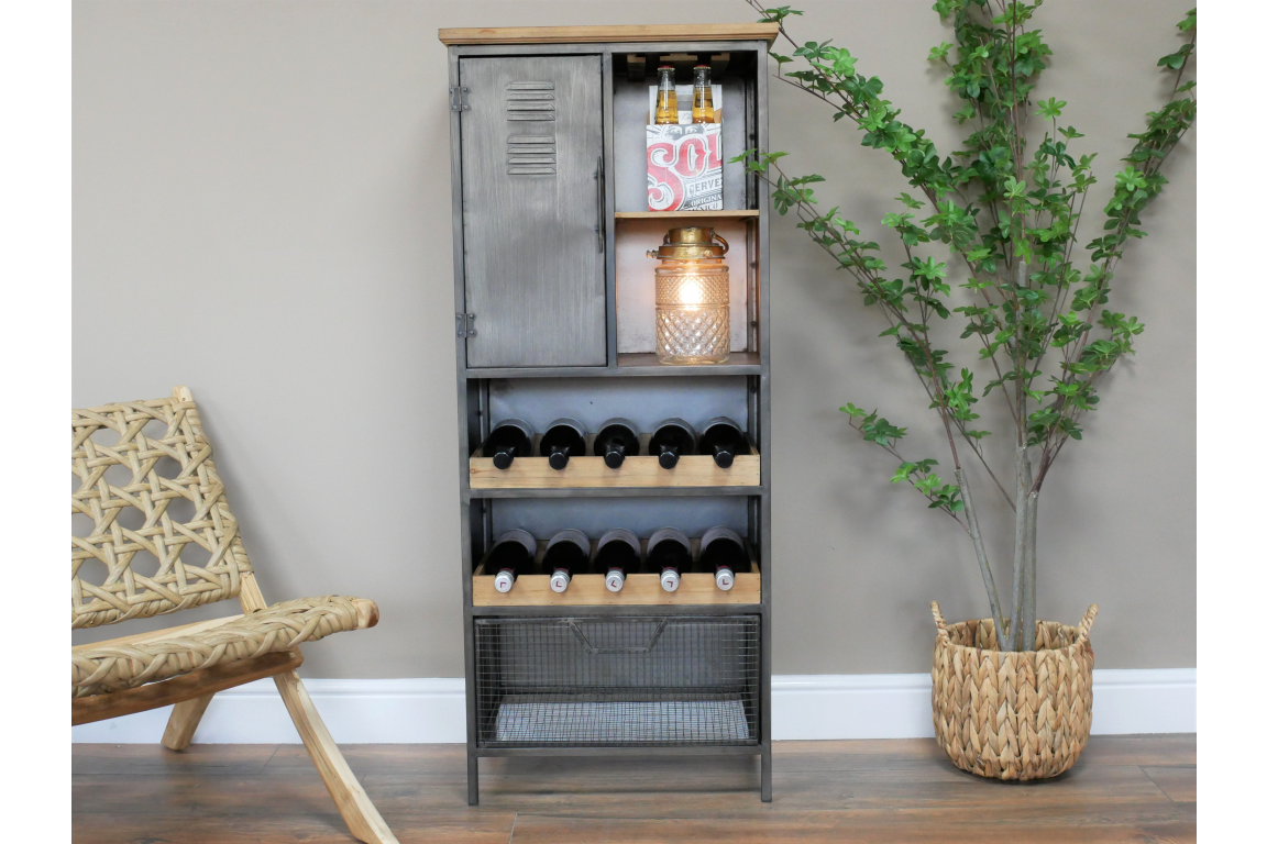 Industrial Wine Cabinet - 7606