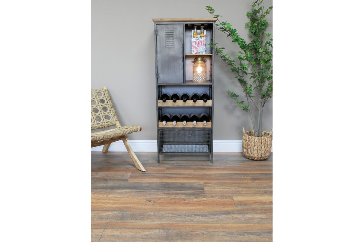 Industrial Wine Cabinet
