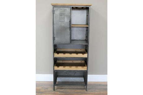 Industrial Wine Cabinet