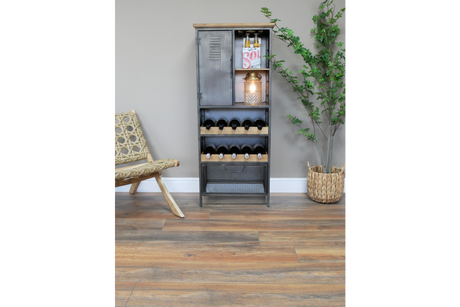 Industrial Wine Cabinet - 7606