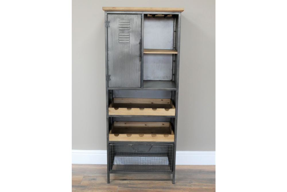 Industrial Wine Cabinet - 7606