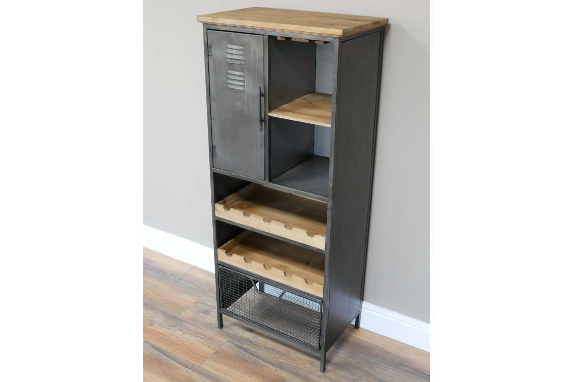 Industrial Wine Cabinet - 7606