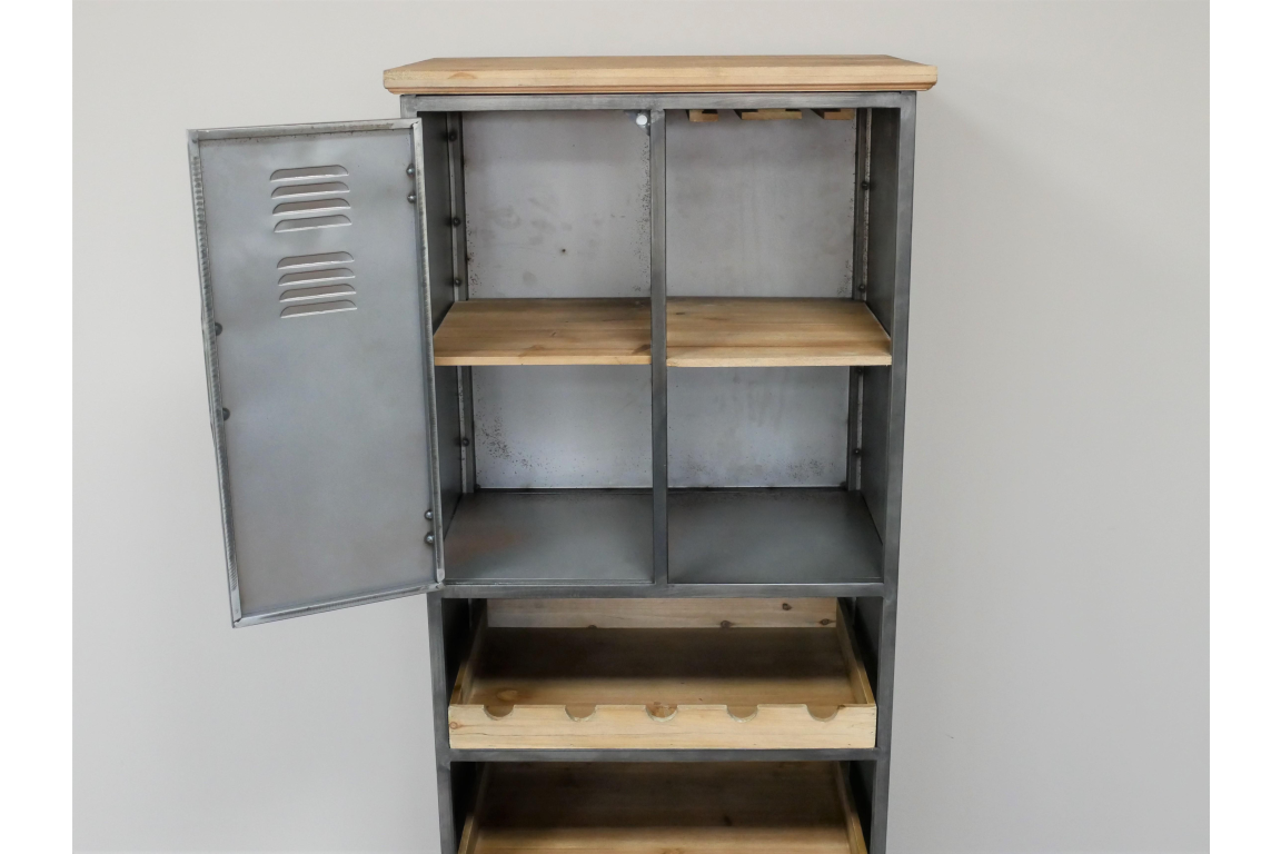 Industrial Wine Cabinet - 7606