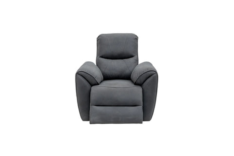 Charcoal Fabric Electric Recliner Armchair for Ultimate Comfort