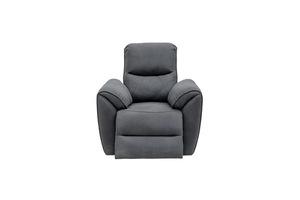 Charcoal Fabric Electric Recliner Armchair for Ultimate Comfort