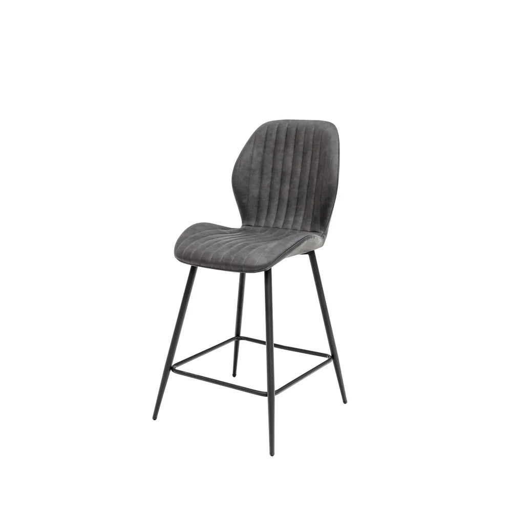 Sheldon Counter Stool - Charcoal Pu