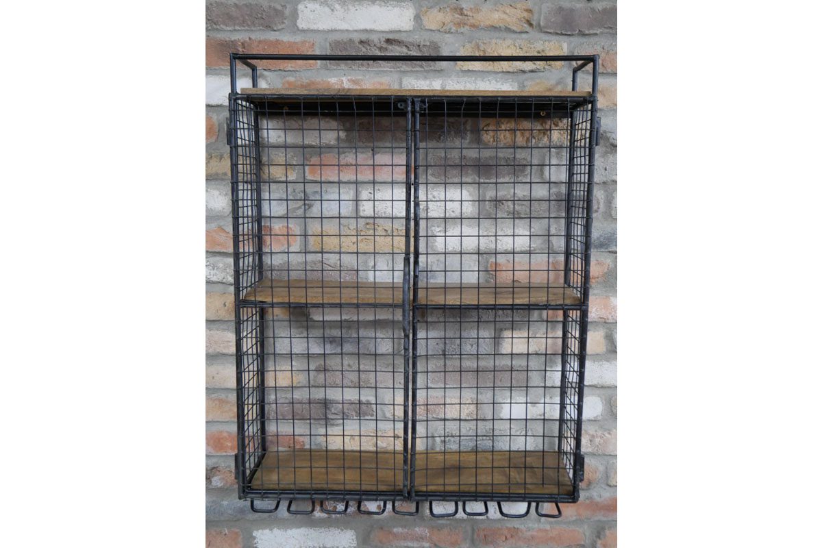 Industrial Wine Wall Unit