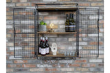 Industrial Wine Wall Unit