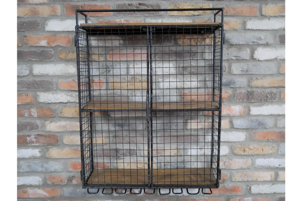 Industrial Wine Wall Unit - 7729