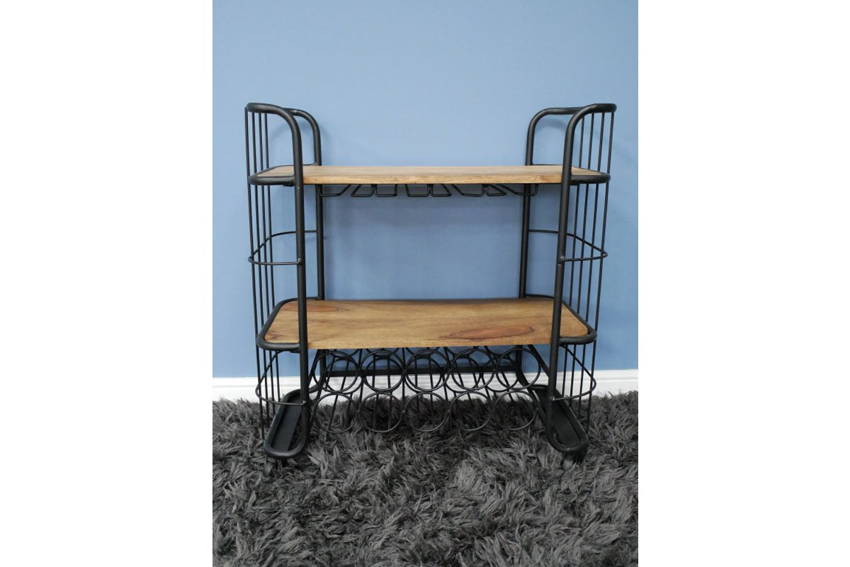 Industrial Wine Trolley