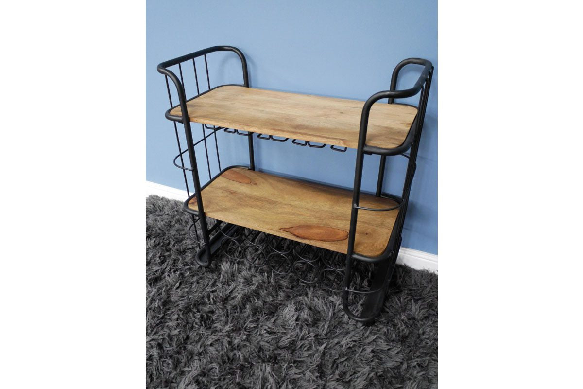 Industrial Wine Trolley