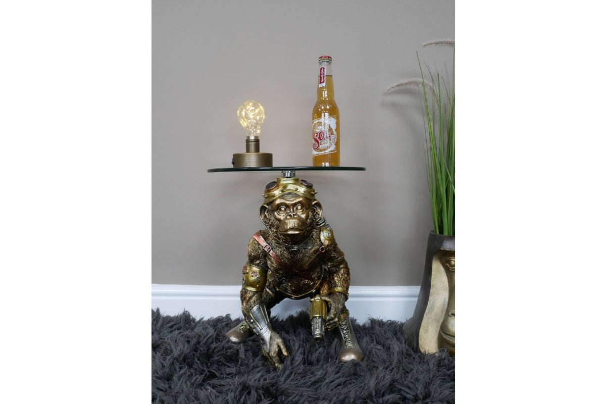 Steampunk Monkey Table