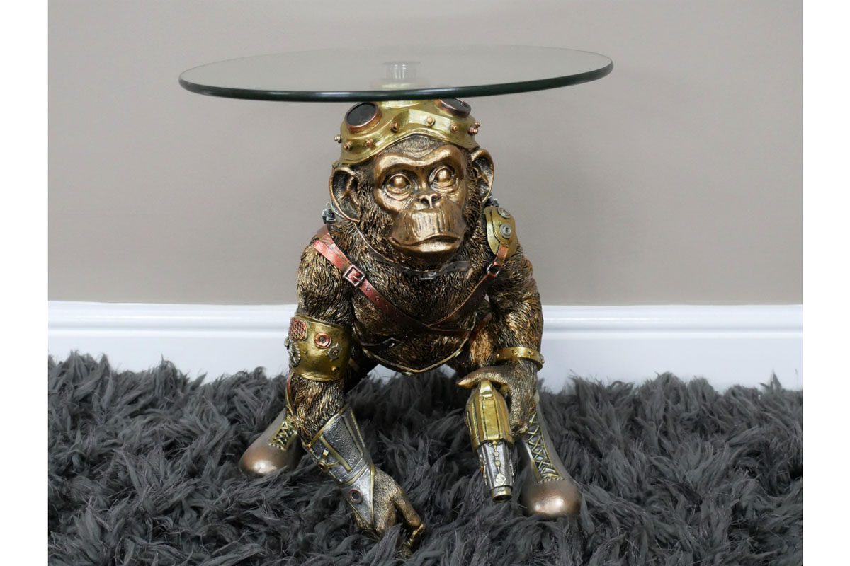 Steampunk Monkey Table