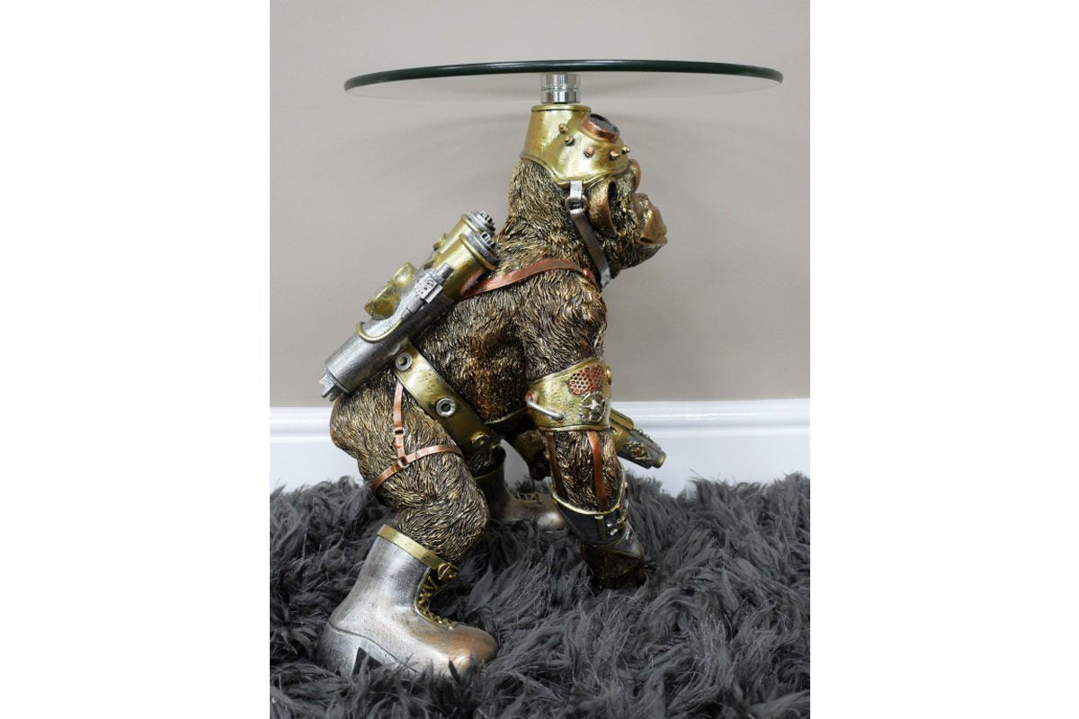 Steampunk Monkey Table