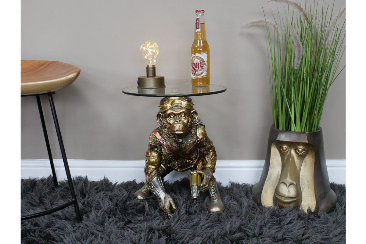 Steampunk Monkey Table
