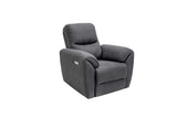 Charcoal Fabric Electric Recliner Armchair for Ultimate Comfort