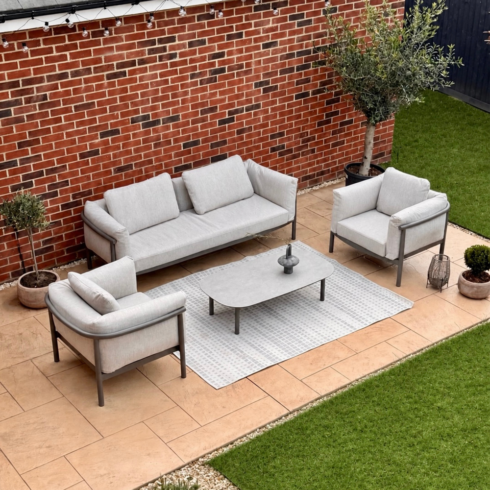 Image of ZOYA 4-Seater Lounging Set with Coffee Table