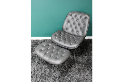 Lazy Chair & Foot Stool - 8004