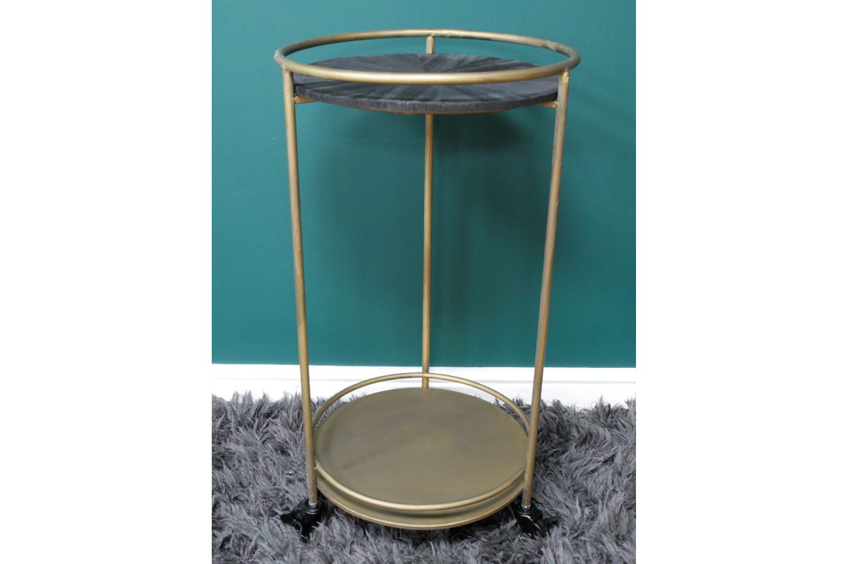 Side Table On Wheels