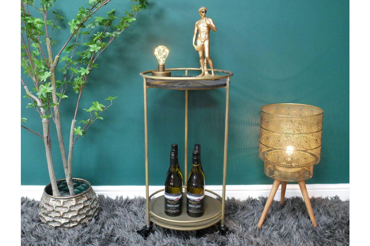 Side Table On Wheels