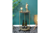 Side Table On Wheels - 8055