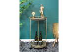 Side Table On Wheels - 8055
