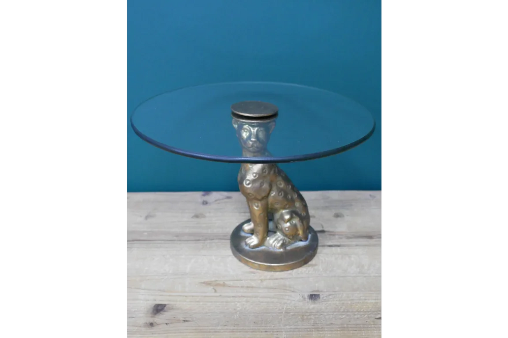 Small Leopard Side / Stand - 8056